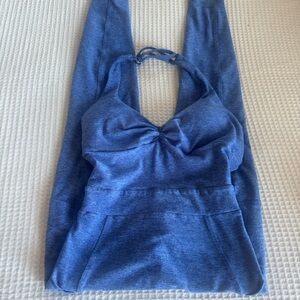 Blue bombshell sportswear bodysuit size M